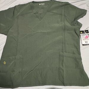 COPY - Wonder Wink green scrub top